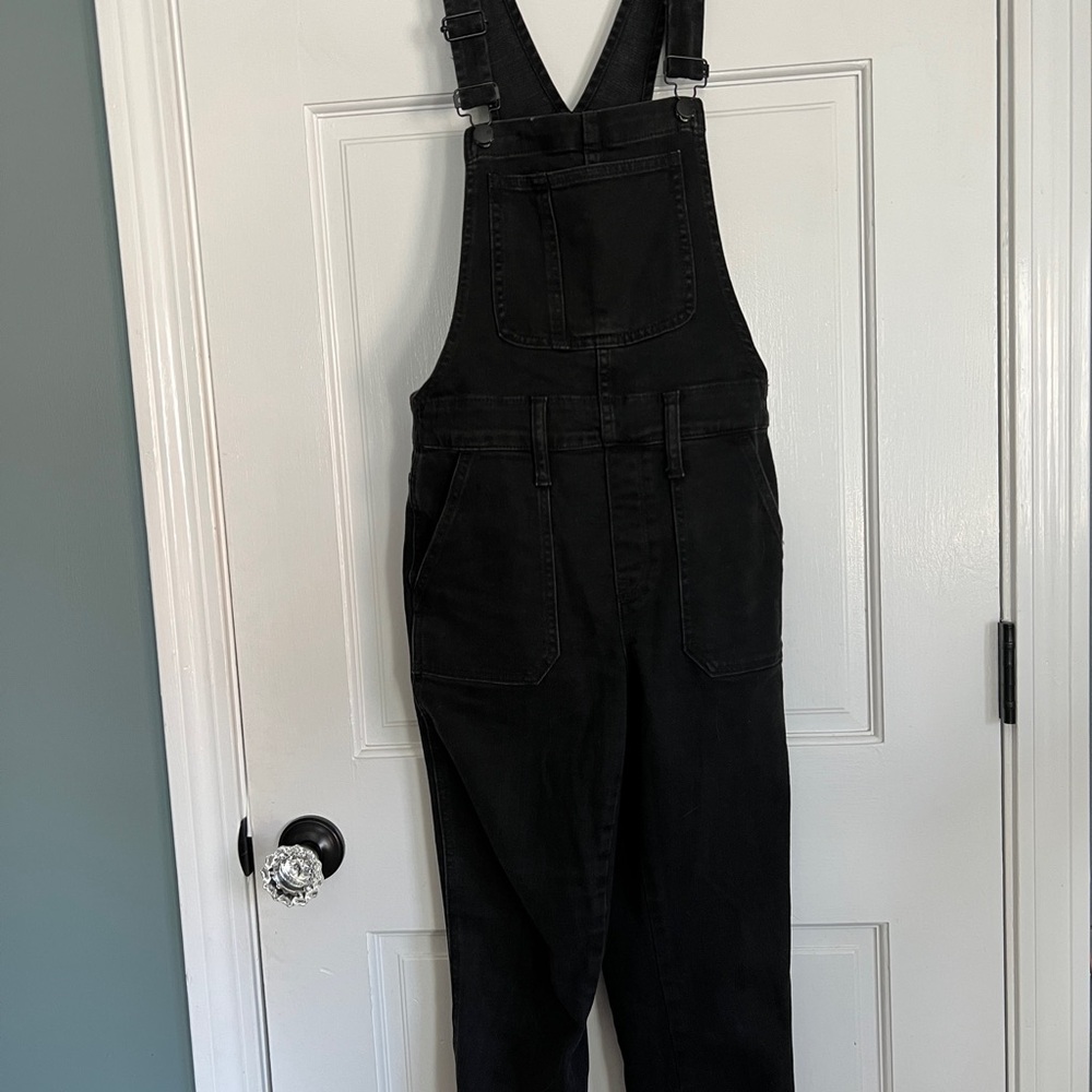 Madewell Black Denim Overalls | S